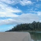 Cloudy Beach Lagoon