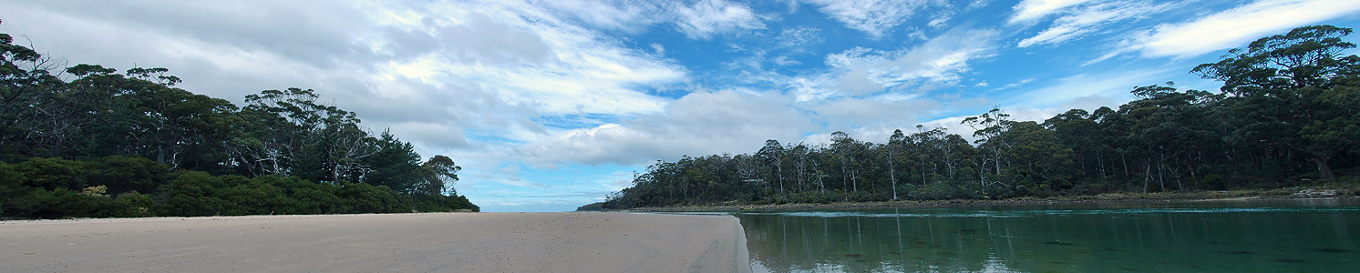 Cloudy Beach Lagoon