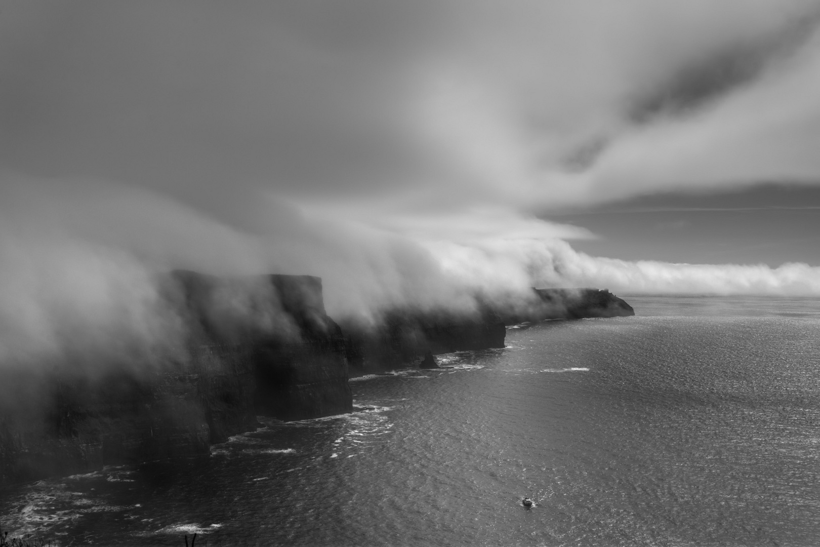 Cloudy Cliffs of Moher