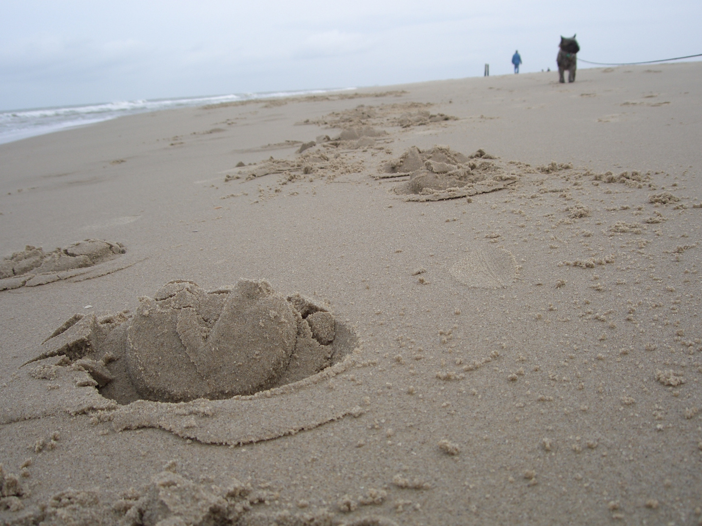 cloudy day at the sea