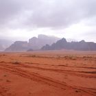 Cloudy desert