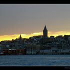 cloudy evening in Istanbul