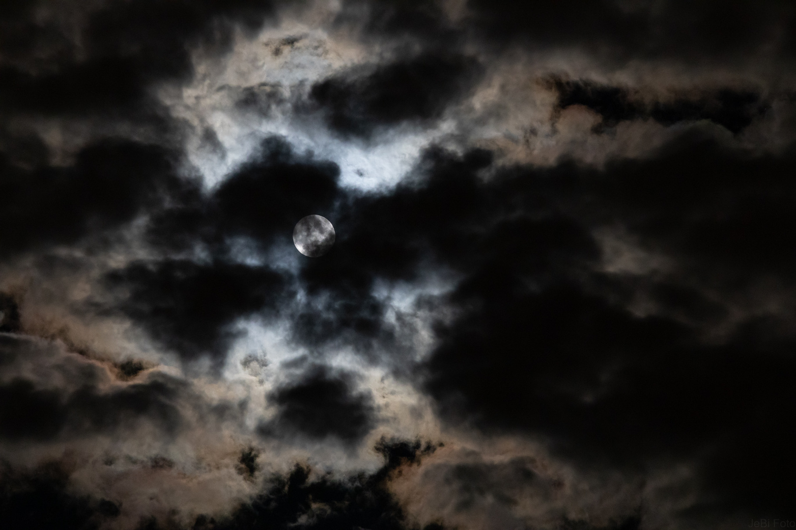 cloudy moon