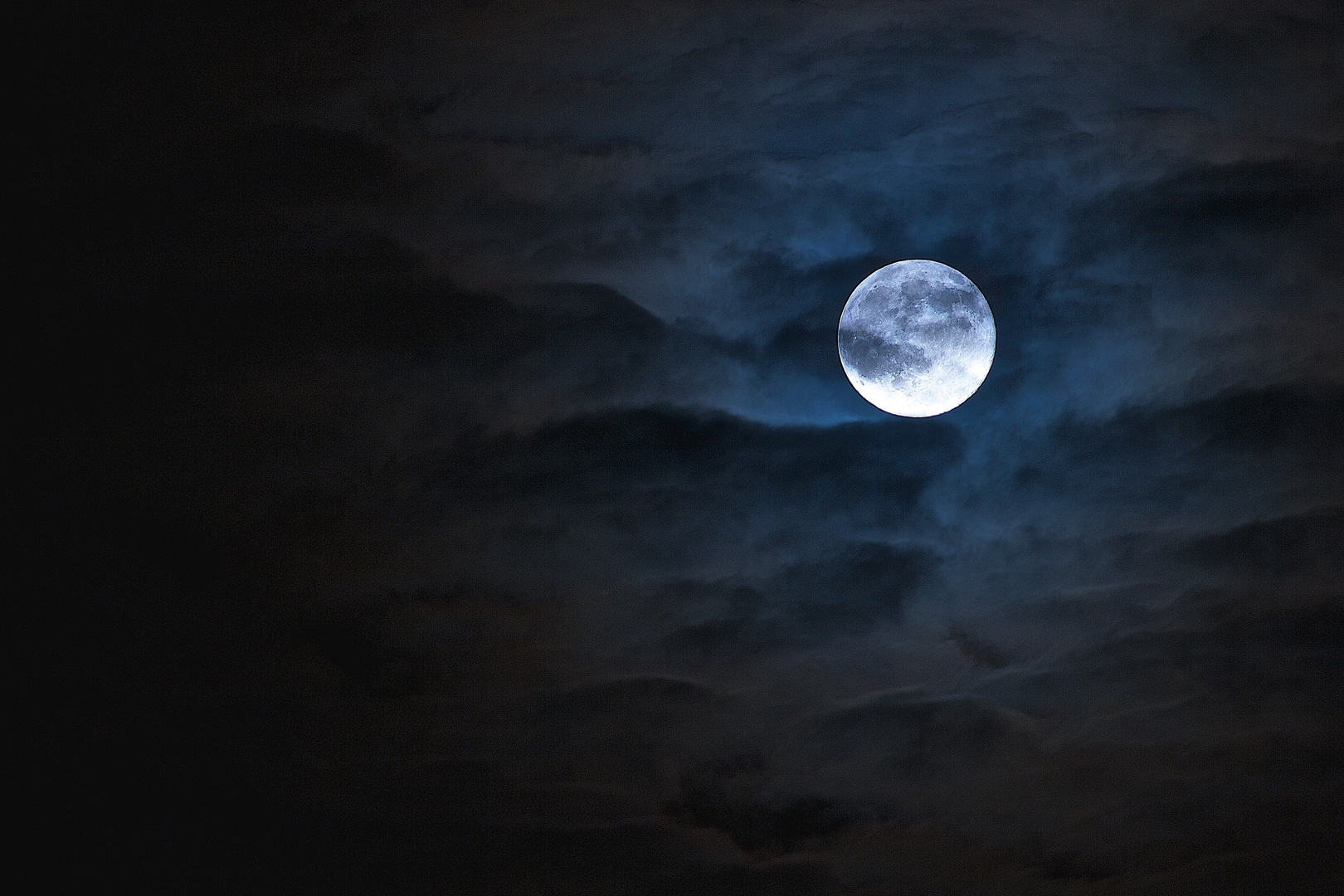 cloudy moon