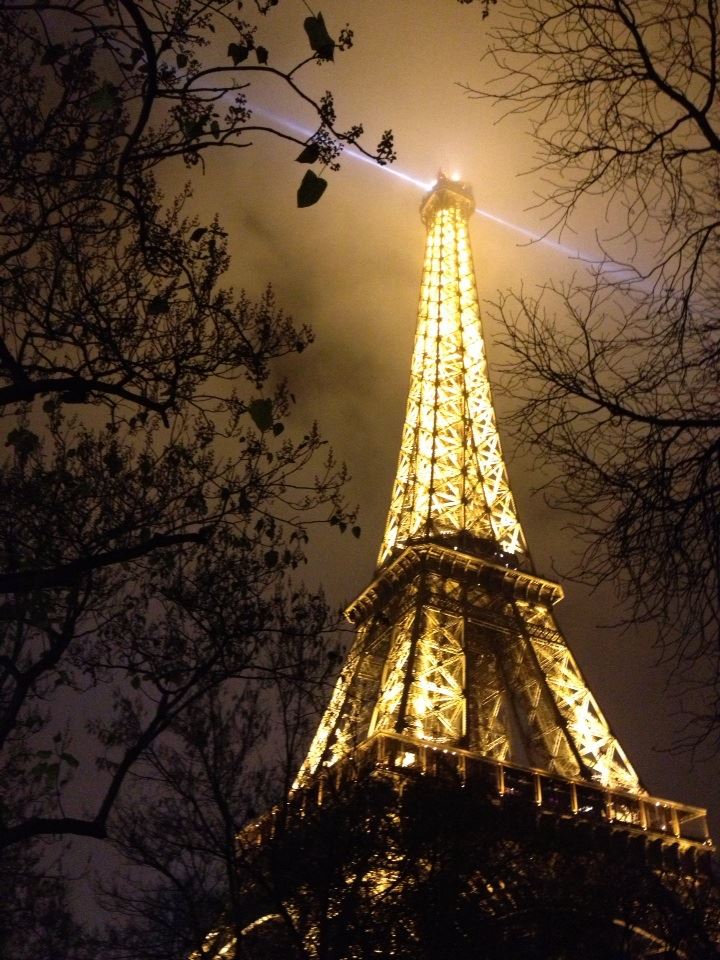 Cloudy night @ Tour Eiffel