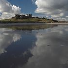 Cloudy reflections at Banburgh Castle
