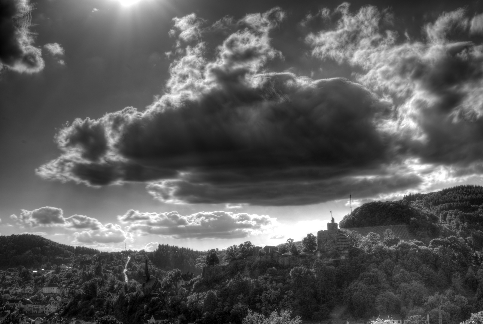 cloudy Saarburg