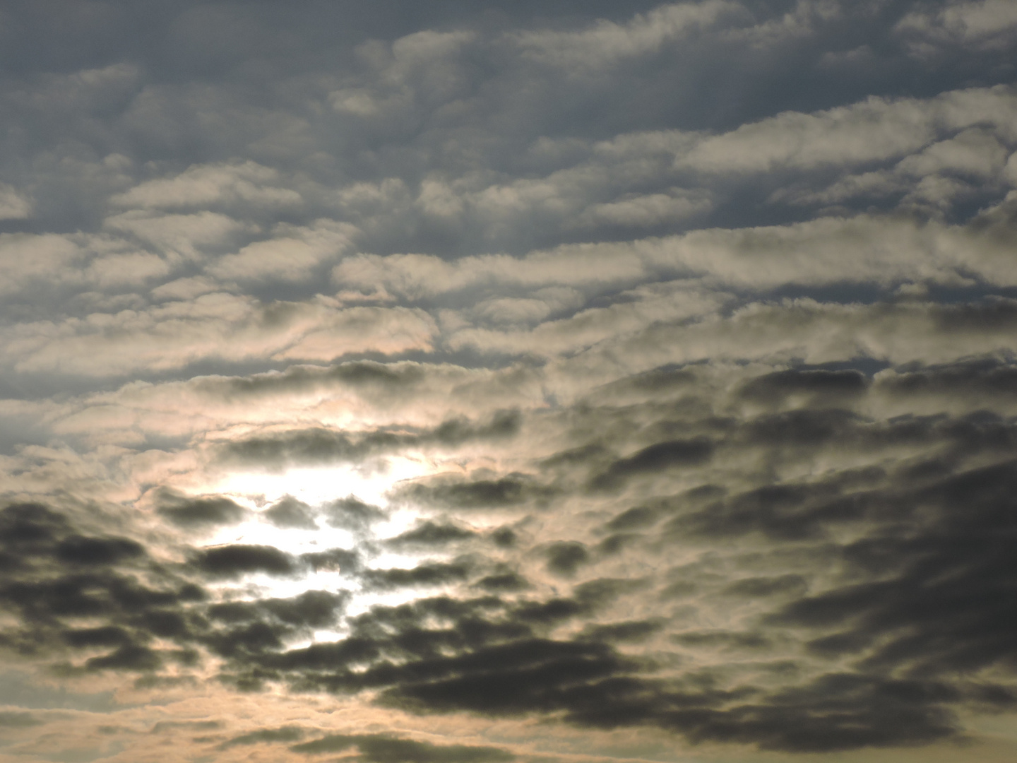 Cloudy sky in the morning