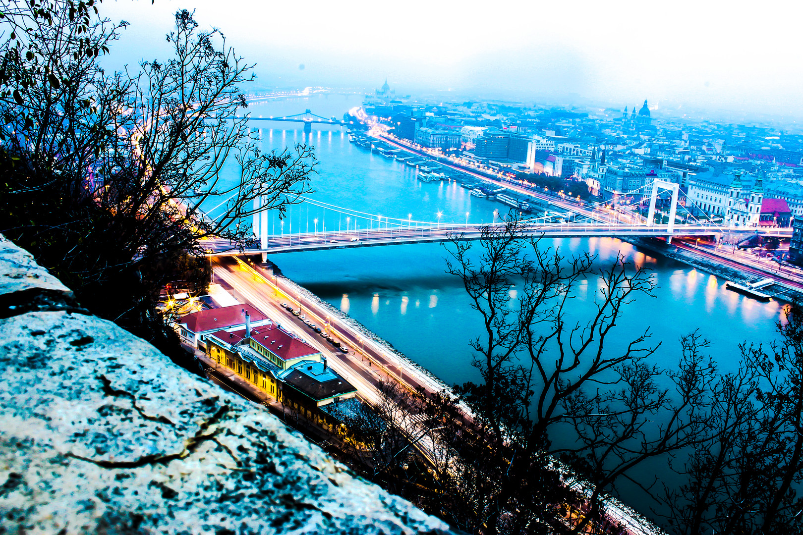 Cloudy Sunrise in Budapest