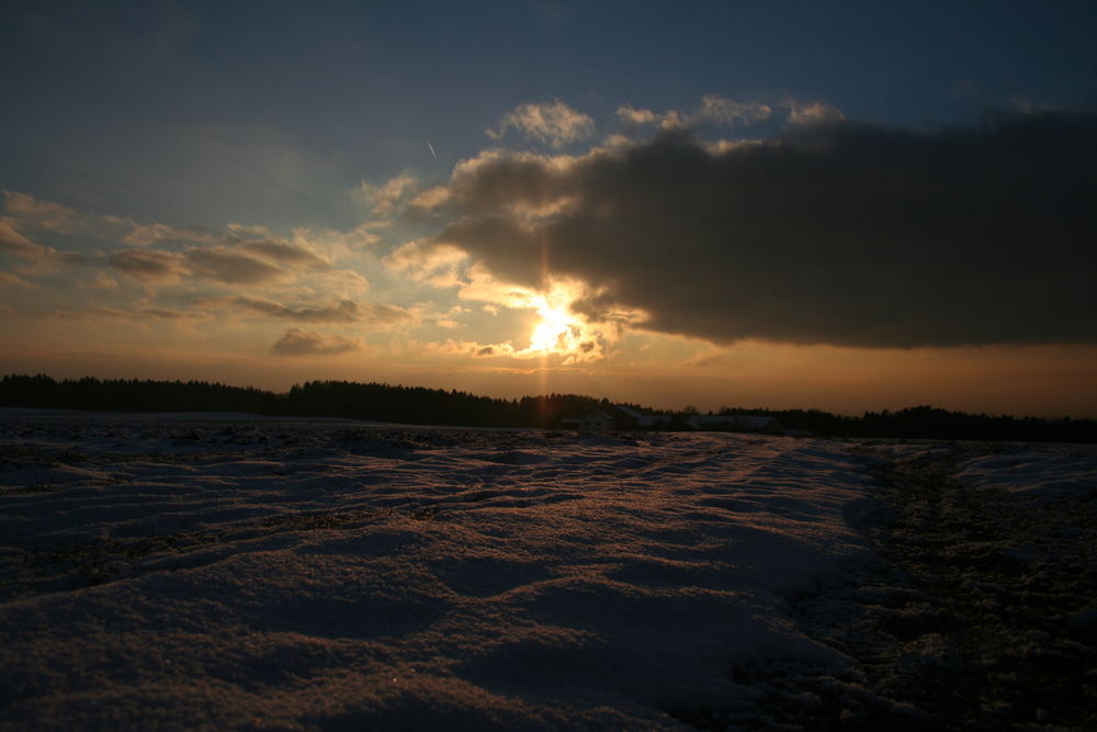 cloudy sunset