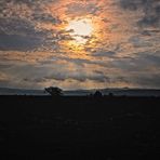 Cloudy Sunset in Africa