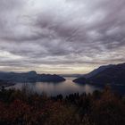 Cloudy Sunset in Switzerland