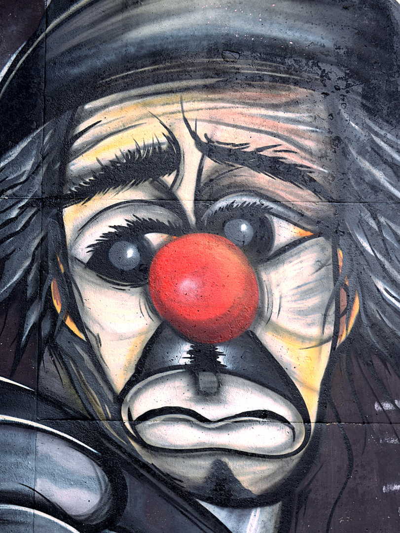 Clown -Traurig