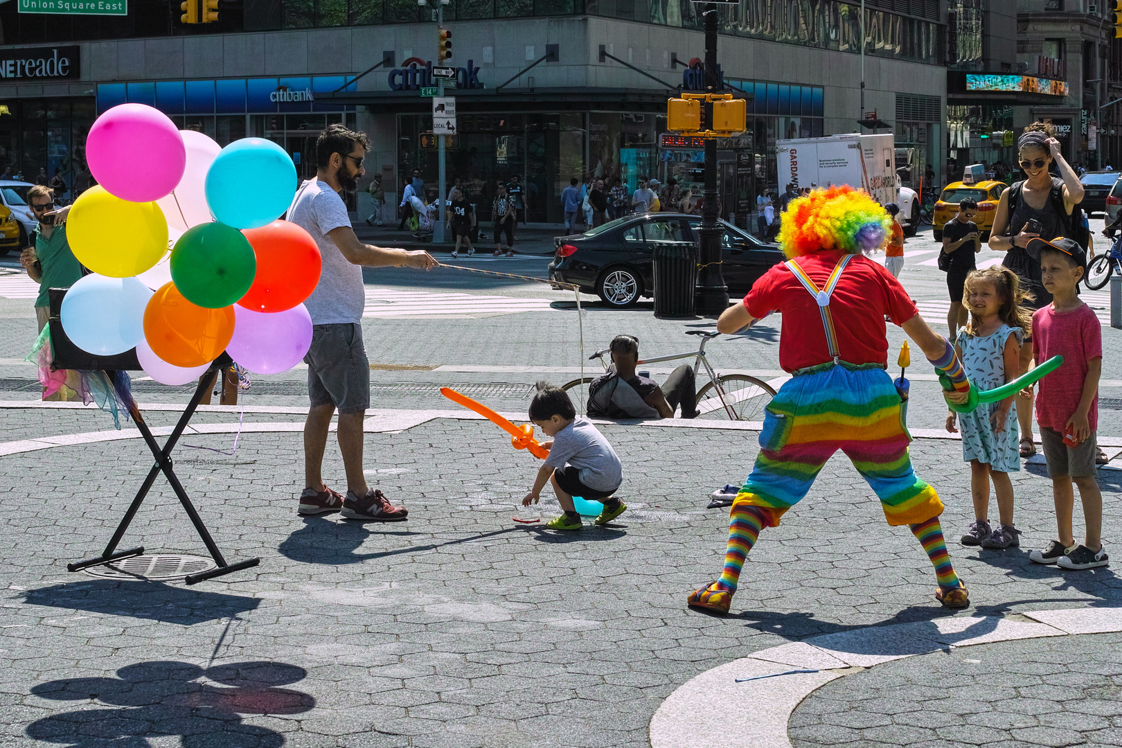 Clown with Balloons