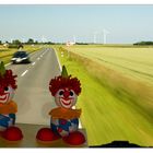 clowns auf dem weg von mg nach wtm