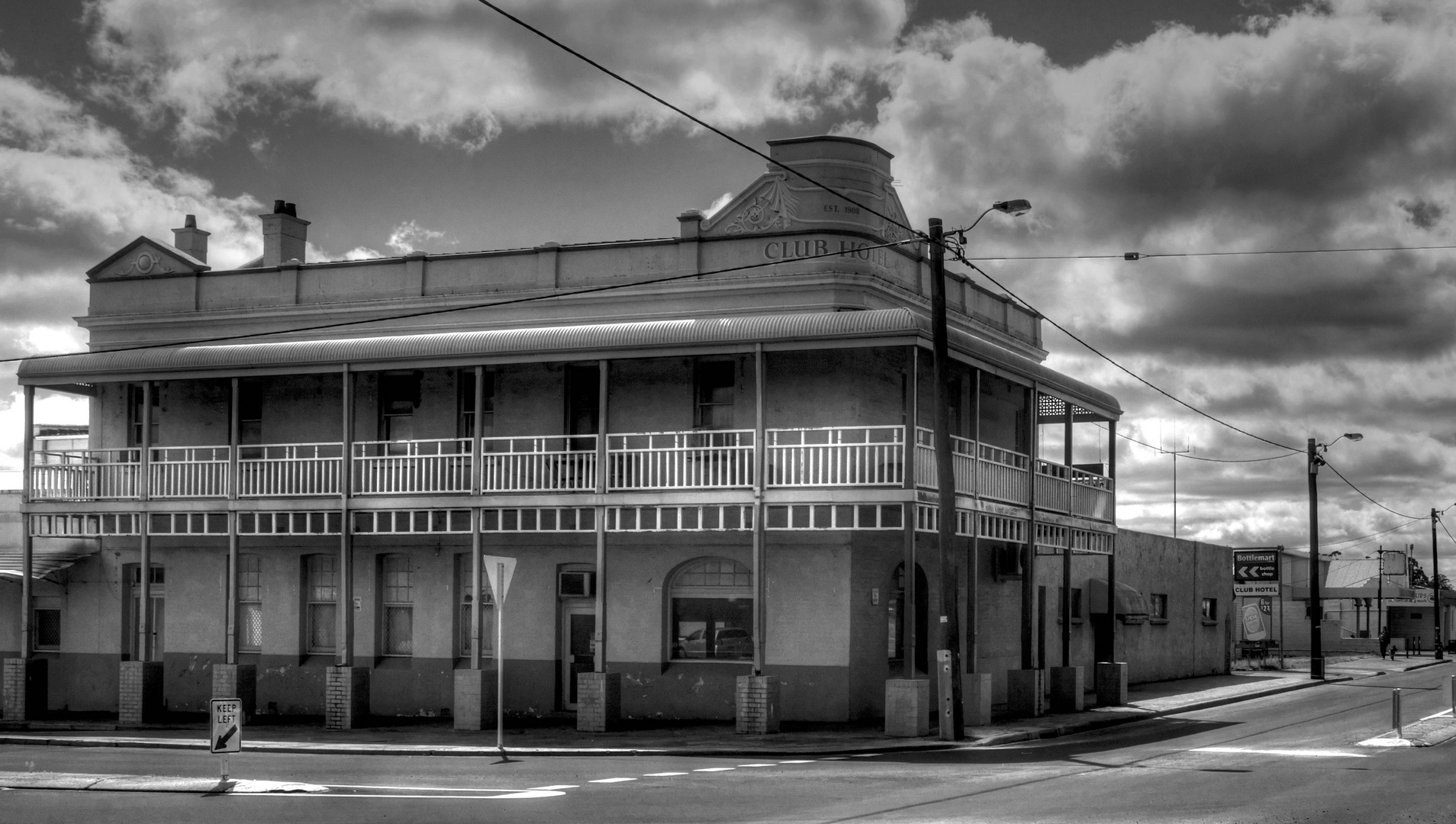 Club Hotel. In Collie, WA, on Forest Street.