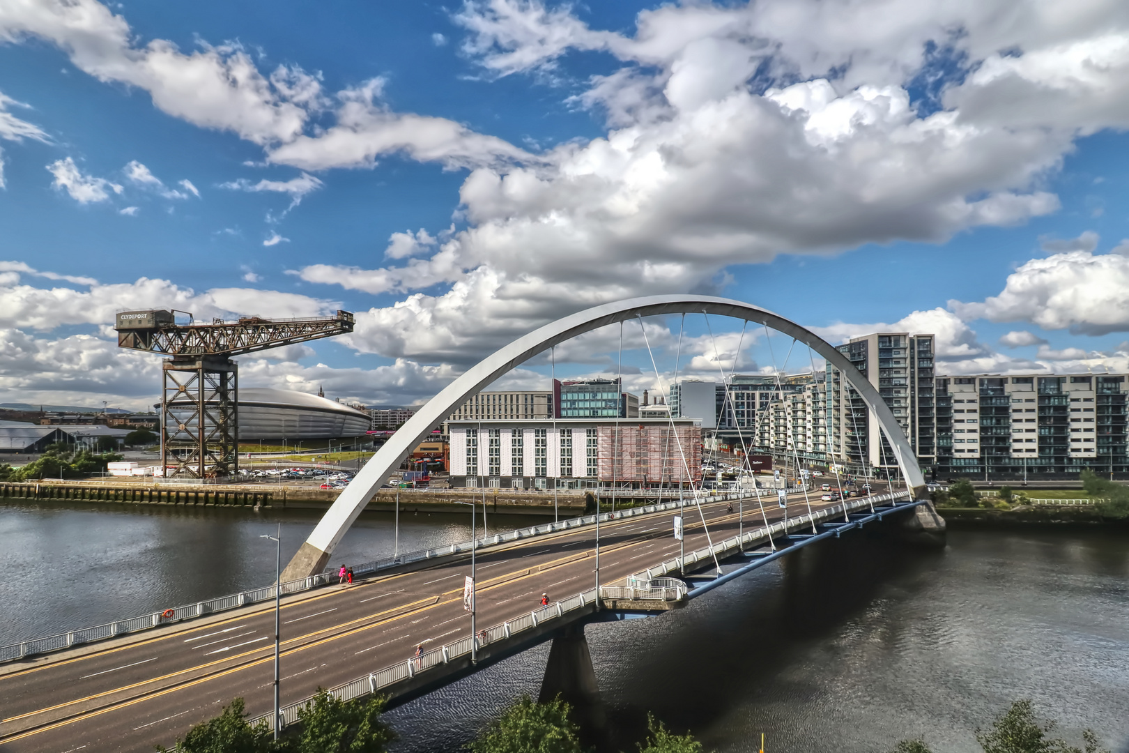 Clyde Arc, Glasgow (Schottland)