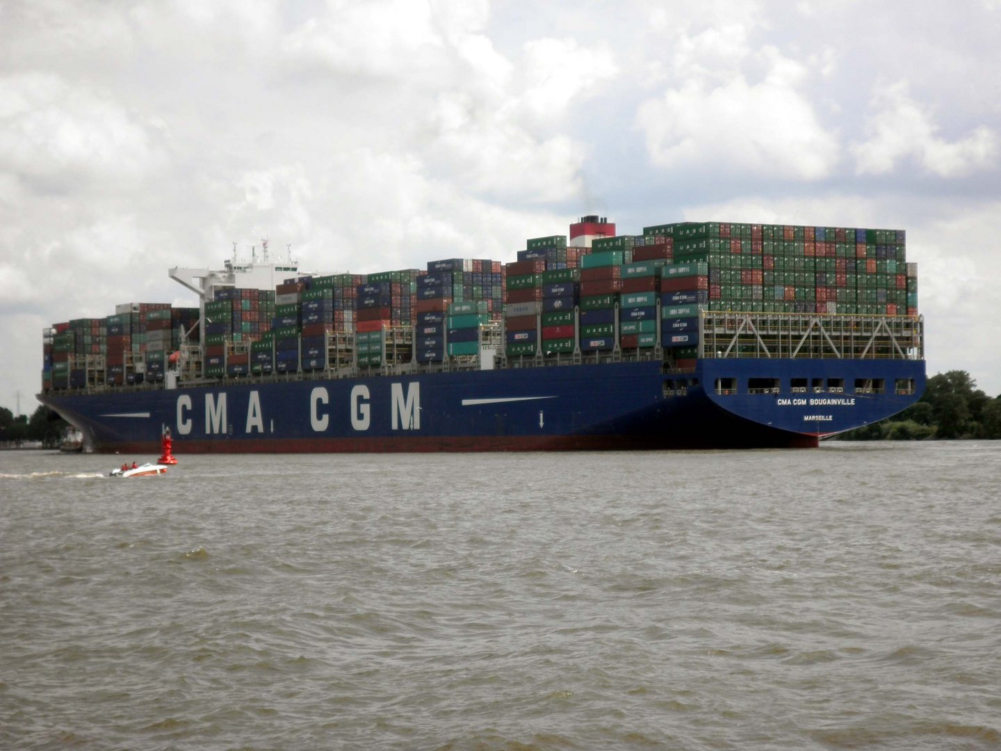 CMA CGM BOUGAINVILLE Teil 1 Foto & Bild dokumentation, motive