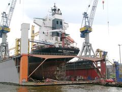 CMA CGM Cartagena im Dock