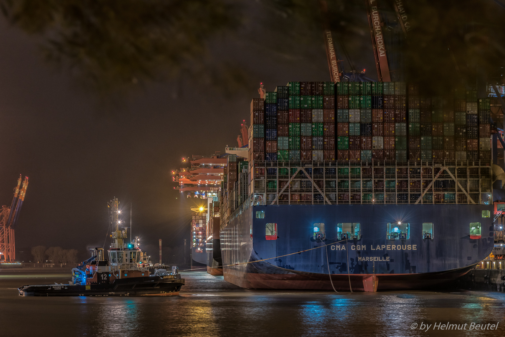 CMA CGM LAPPEROUSE - Leinen los