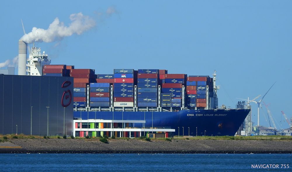 CMA CGM LOUIS BLERIOT, Beercanal Rotterdam