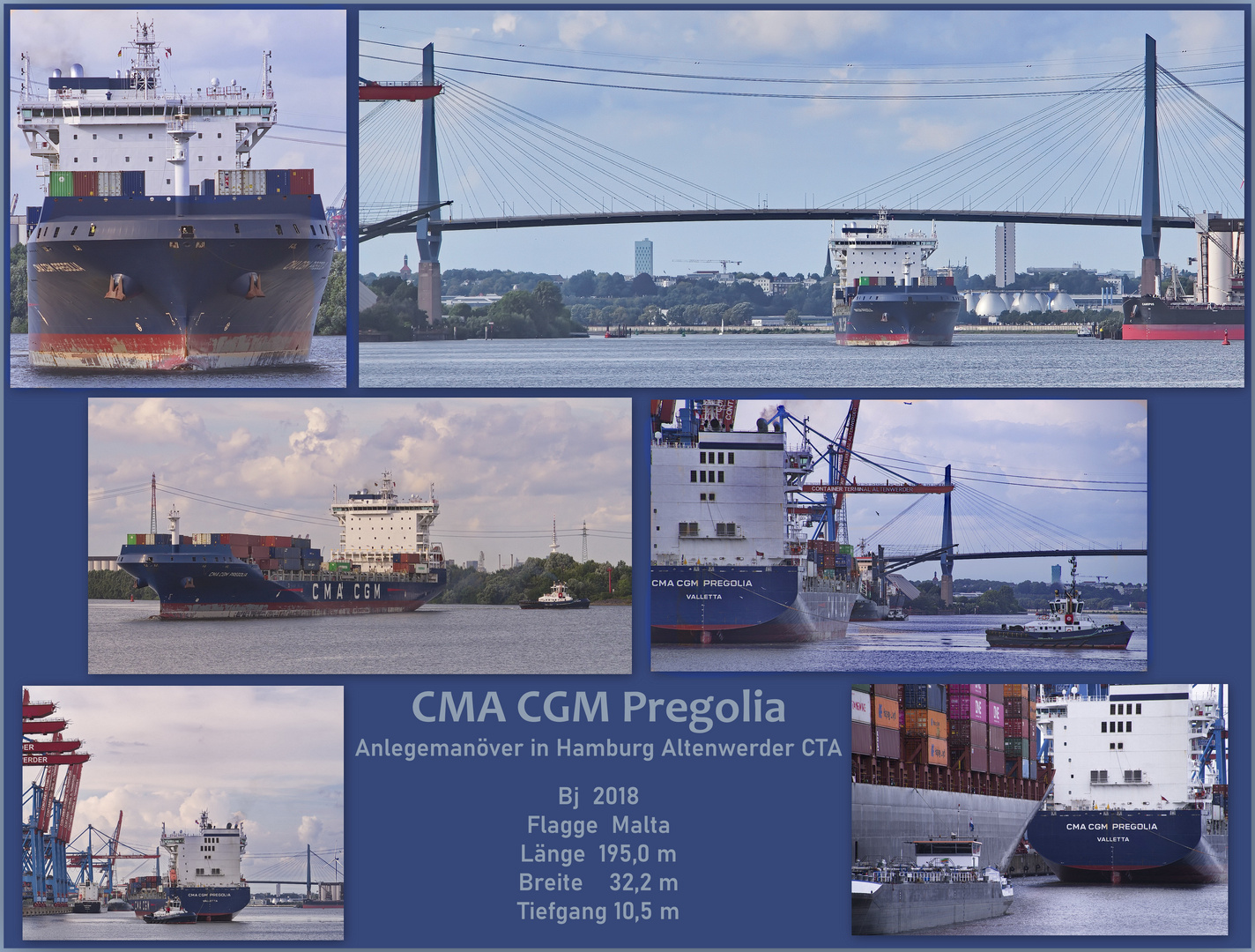 CMA CGM Pregolia Collage