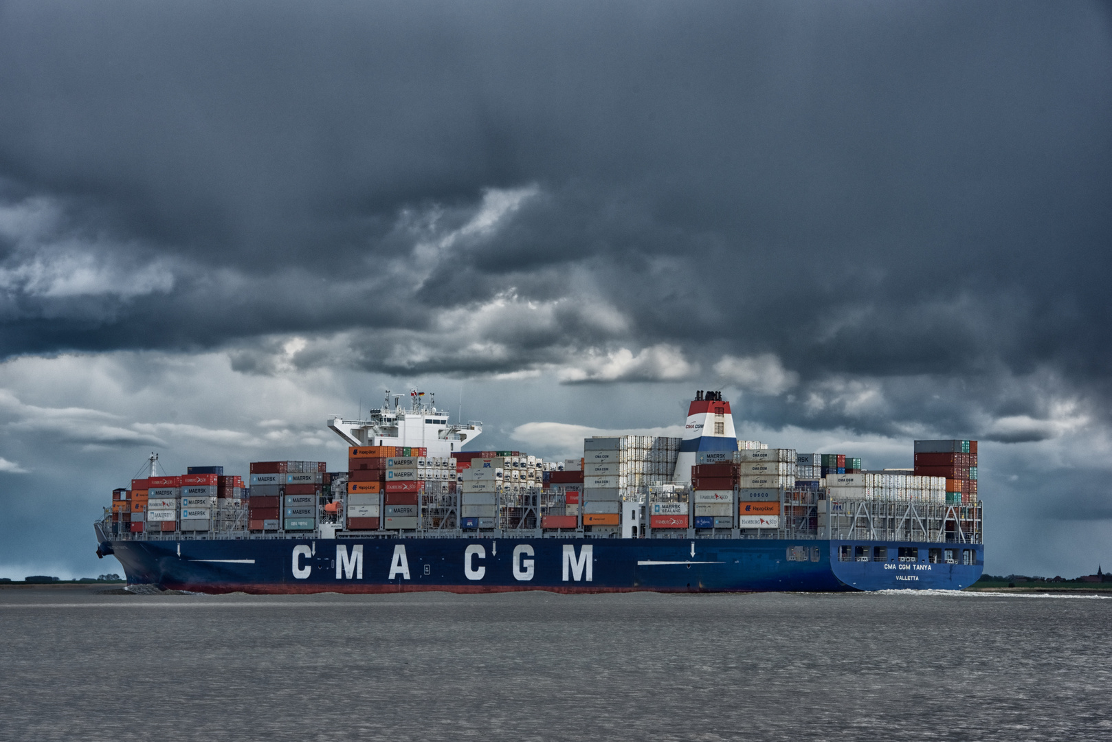 CMA CGM TANYA Kurs Hamburg