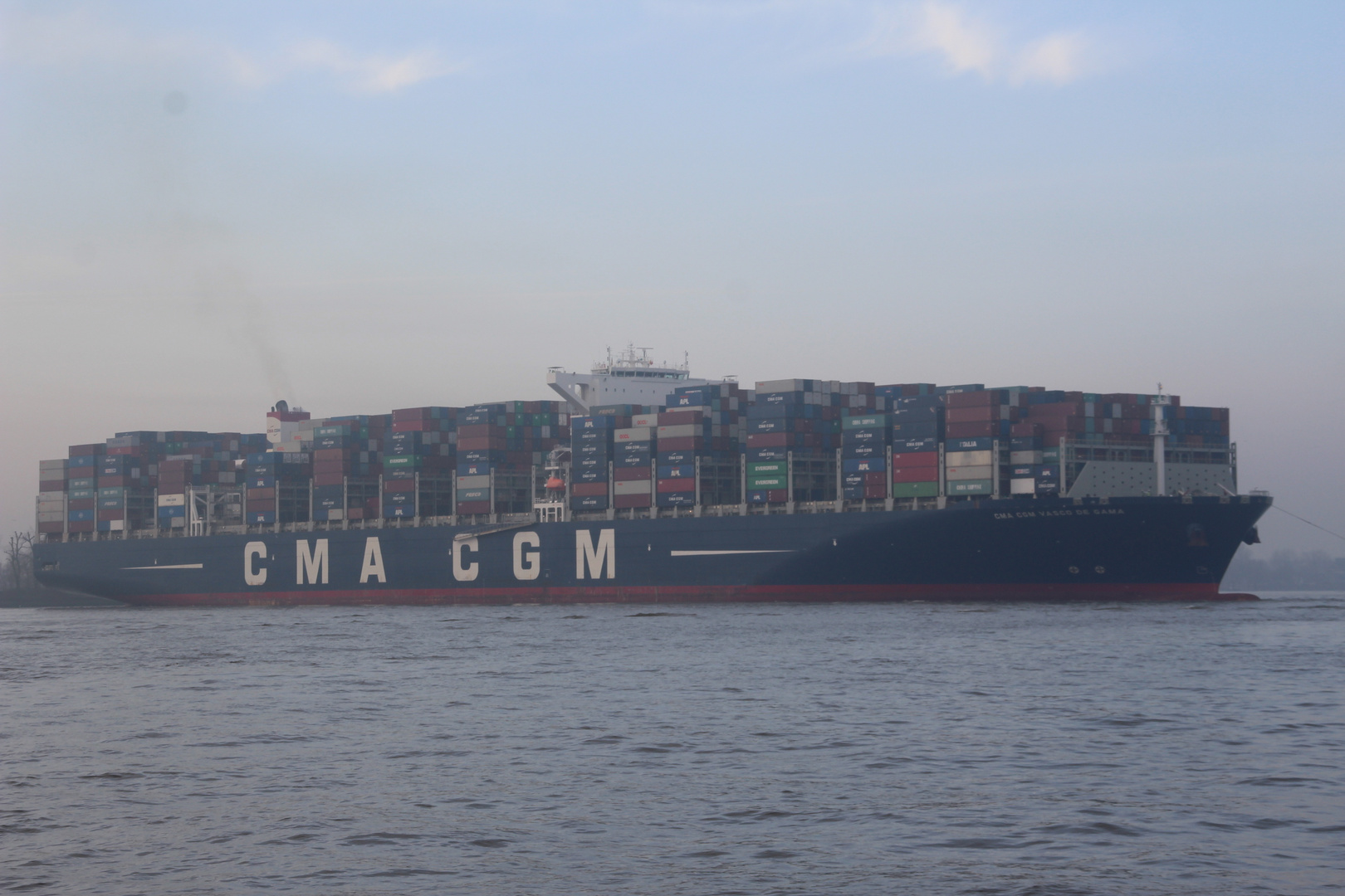 CMA CGM VASCO DE GAMA Foto & Bild schiffe allgemein, elbe, motive