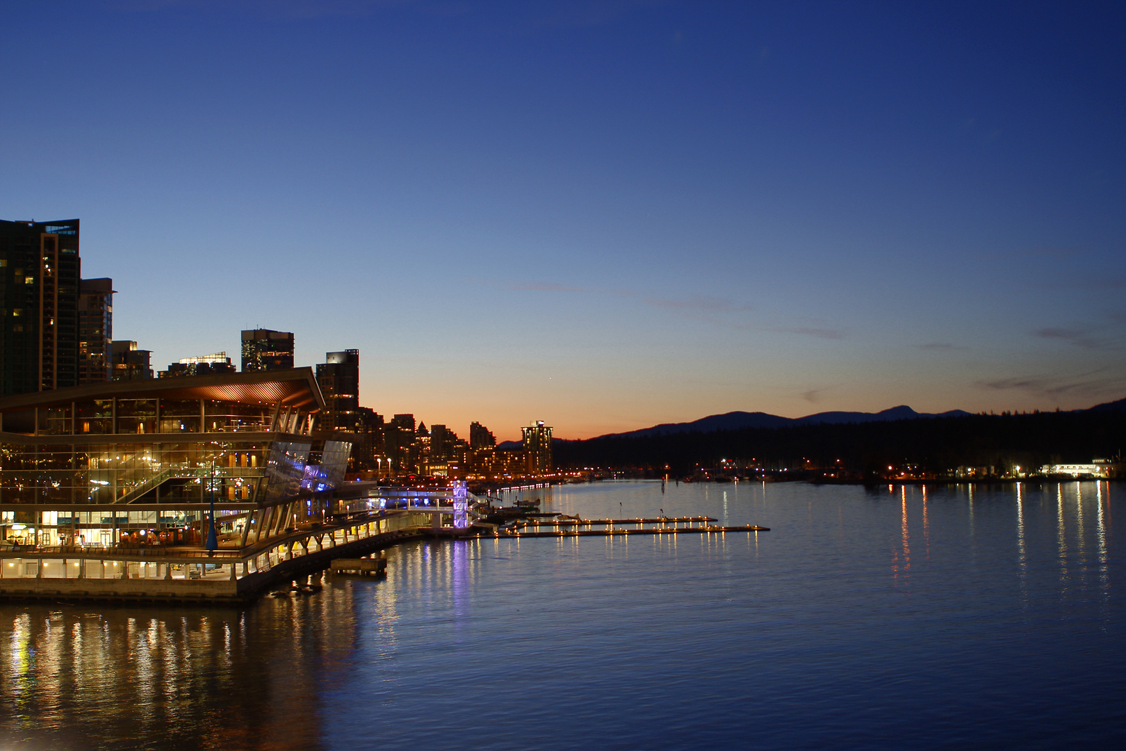 Coal Harbour at Sunset