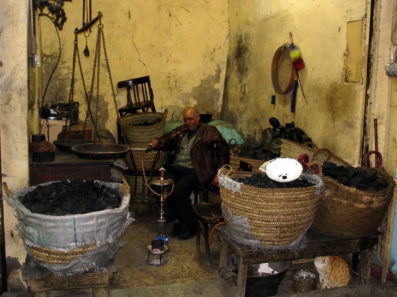 Coal merchant in Cairo