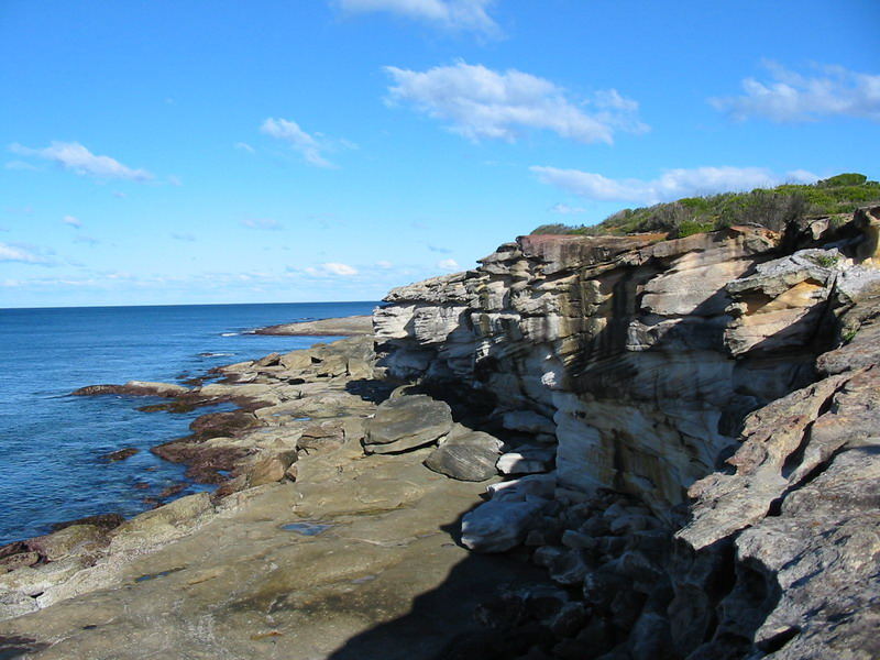 Coastal Rock Cliff