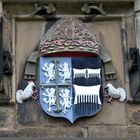 Coat of arms on the castle wall