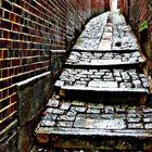 cobble side street