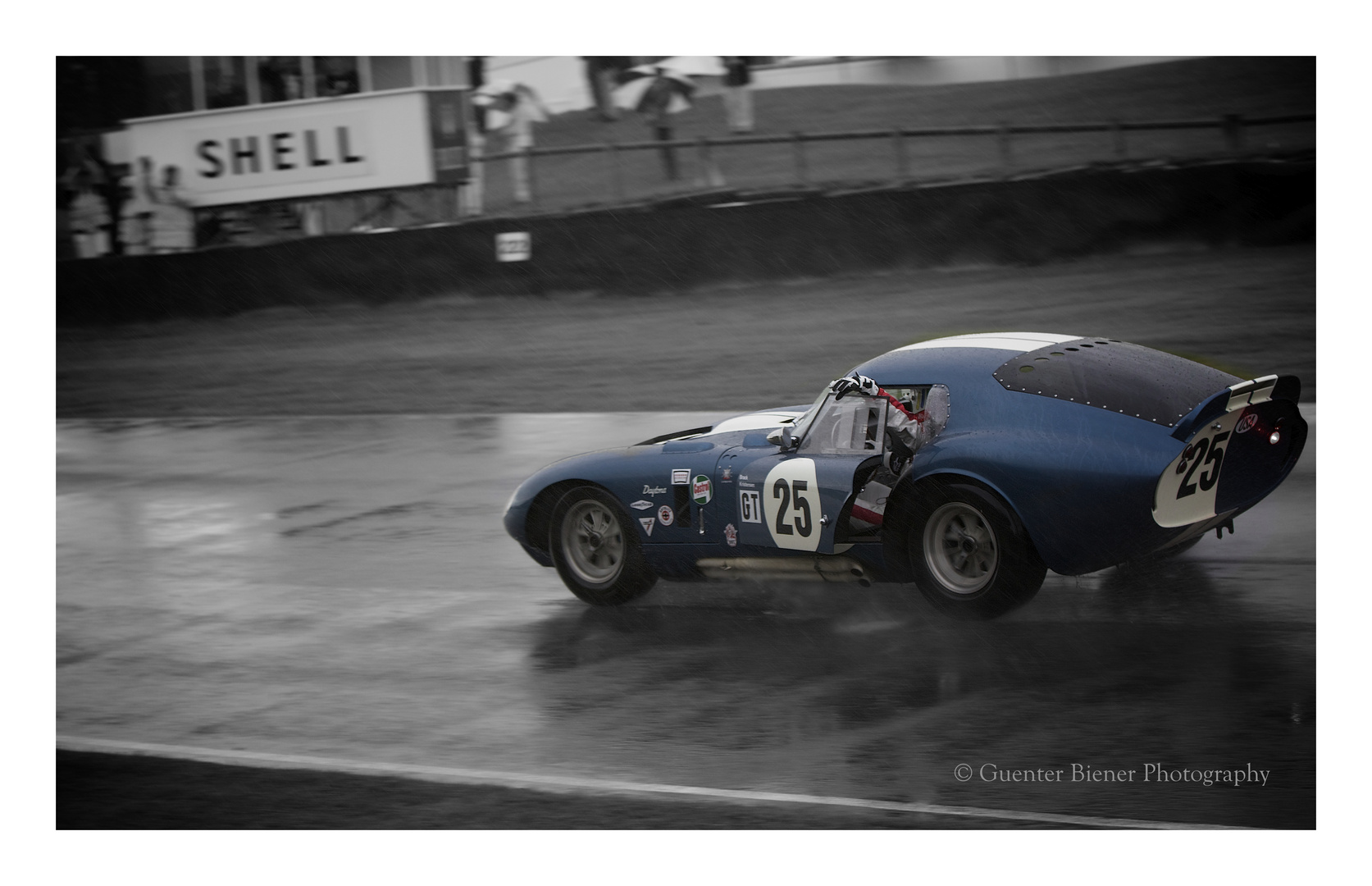 Cobra Coupe, wet race....