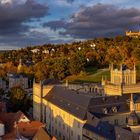 Coburg in der goldenen Jahreszeit zur goldenen Stunde