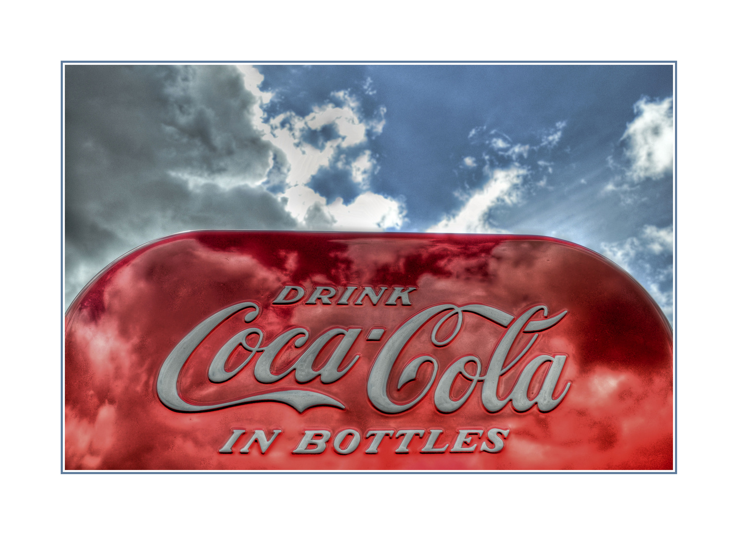 coca cola and the sky