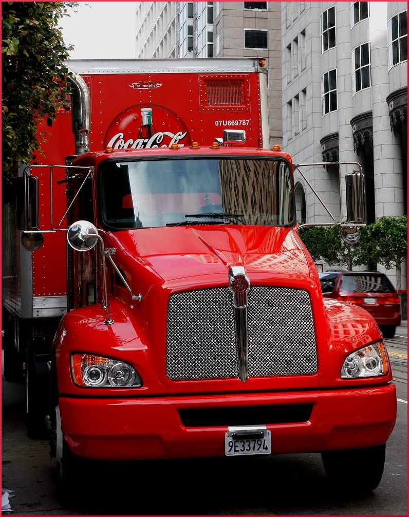 Coca Cola in den Straßen von San Fransisco