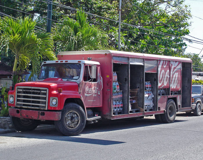 Coca Cola Lastwagen