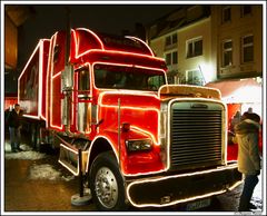 "Coca-Cola Truck 2010" und Bensberg wünschen Frohe Weihnachtszeit!