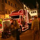 Coca Cola Truck am Schweinfurter Weihnachtsmarkt