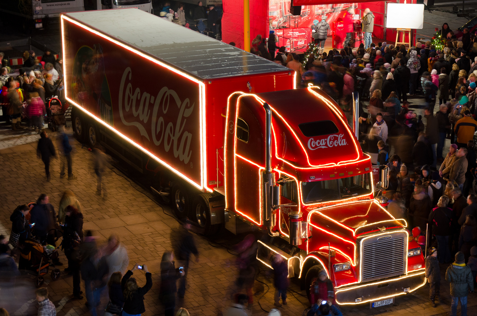 Coca Cola Truck - Auf Weihnachtstour 2012