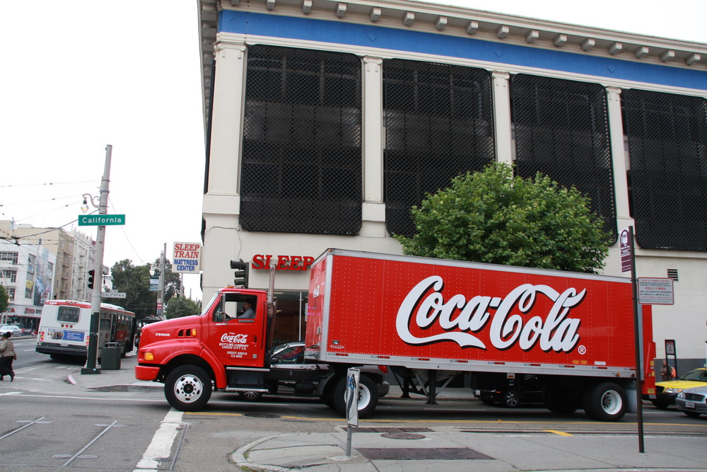 coca cola van