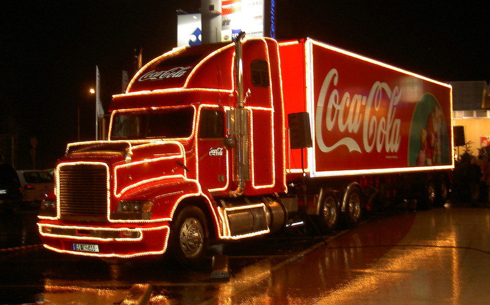 Coca Cola Weihnachts-Truck