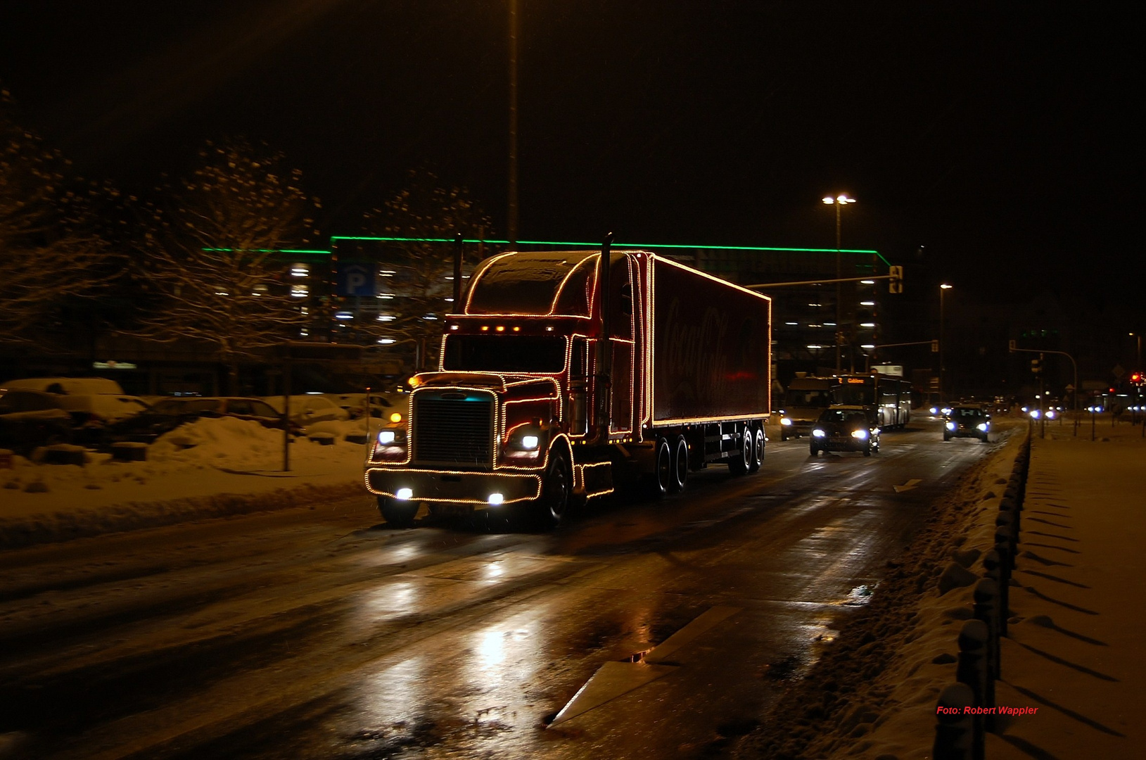 Coca Cola Weihnachtstruck in Chemnitz