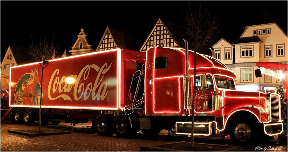 Coca Cola WeihnachtstruckStadthagen 2011 Foto & Bild gratulation und