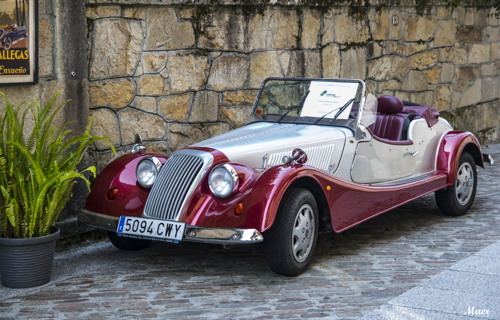 Coche antiguo para Hoteles Romántigos