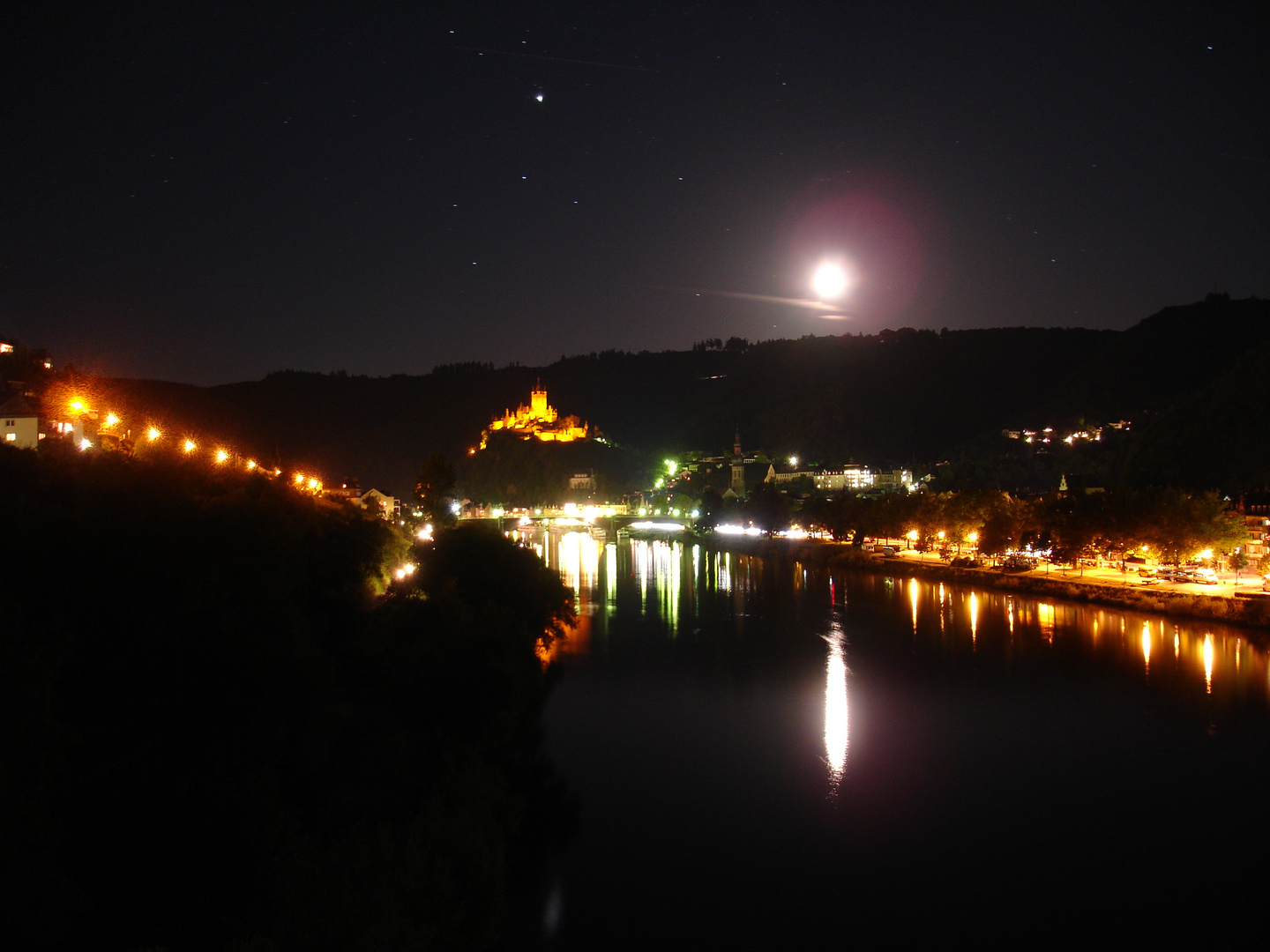 Cochem bei Nacht