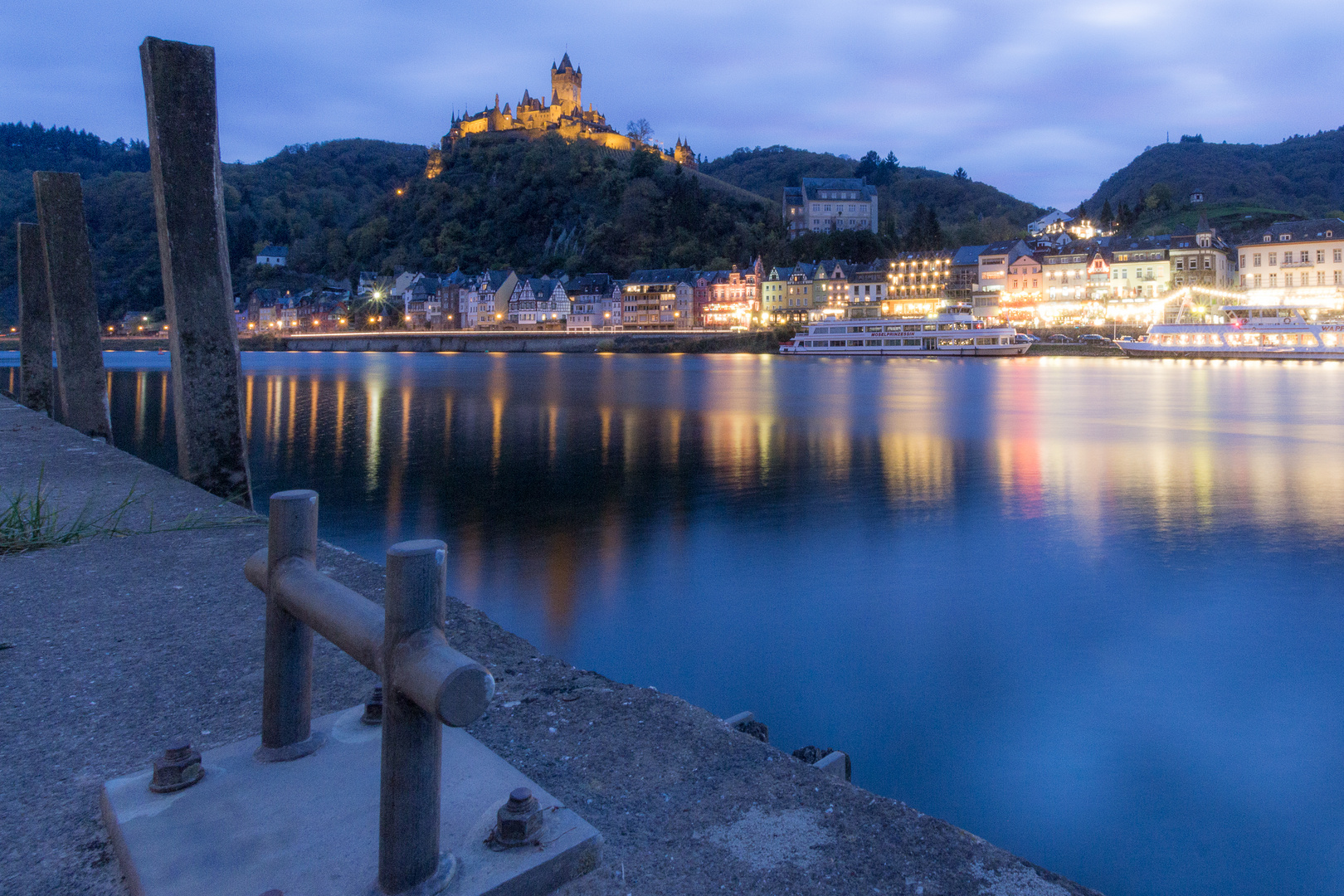 Cochem bei Nacht