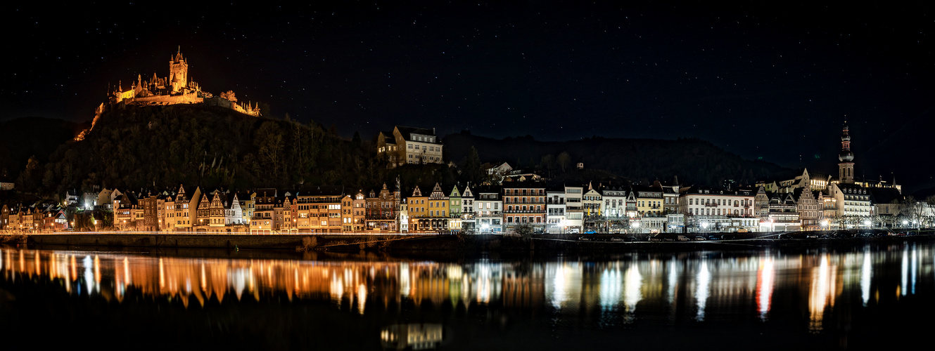 Cochem bei Nacht