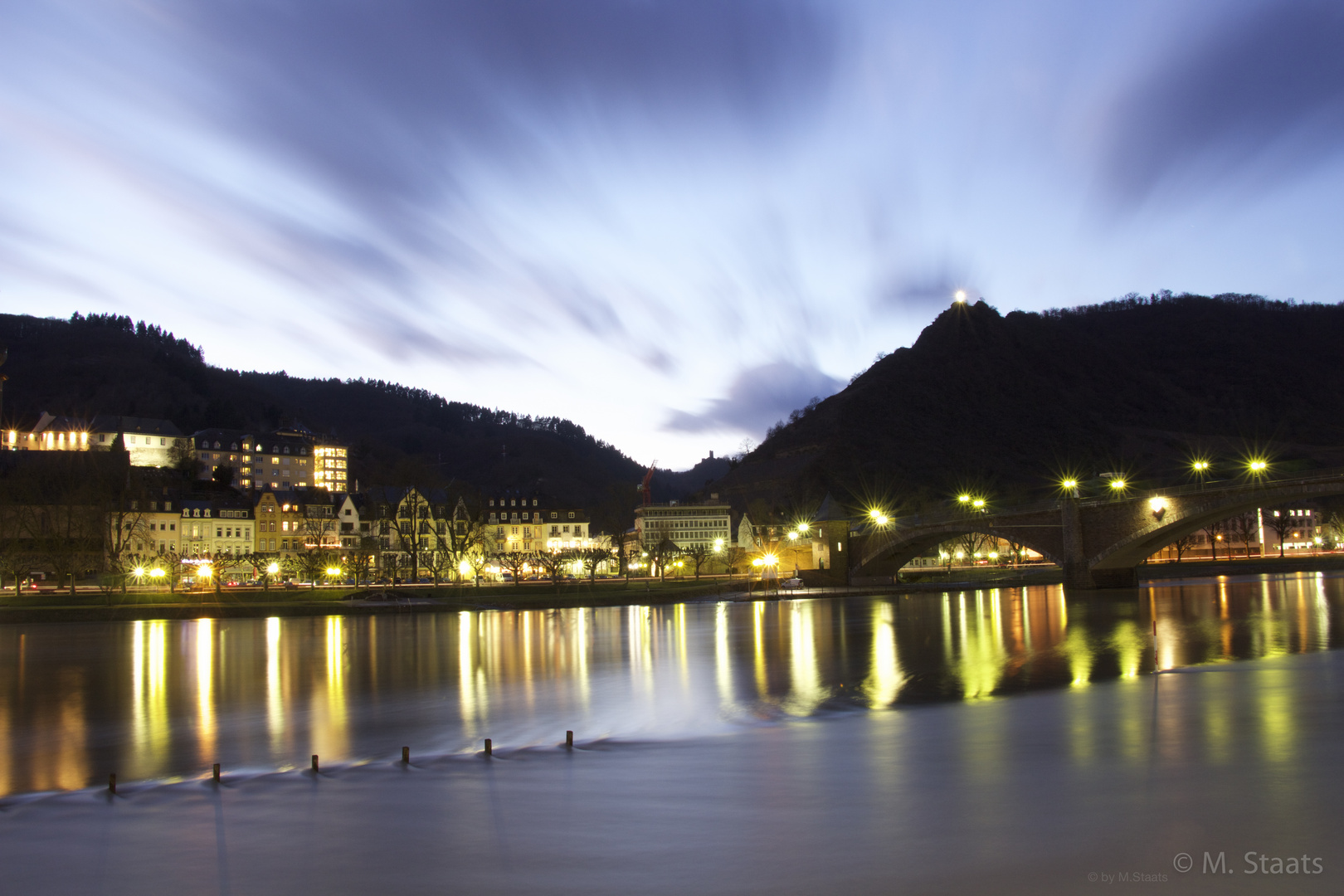 Cochem bei Nacht